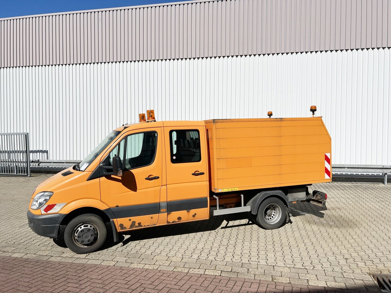 Dodávka sklápač, Dodávkа s dvojitou kabínou Mercedes-Benz Sprinter 515 CDI 4x2 Doka Sprinter 515 CDI 4x2 Doka, Alu-Kasten, Hochentleerung: obrázok 9