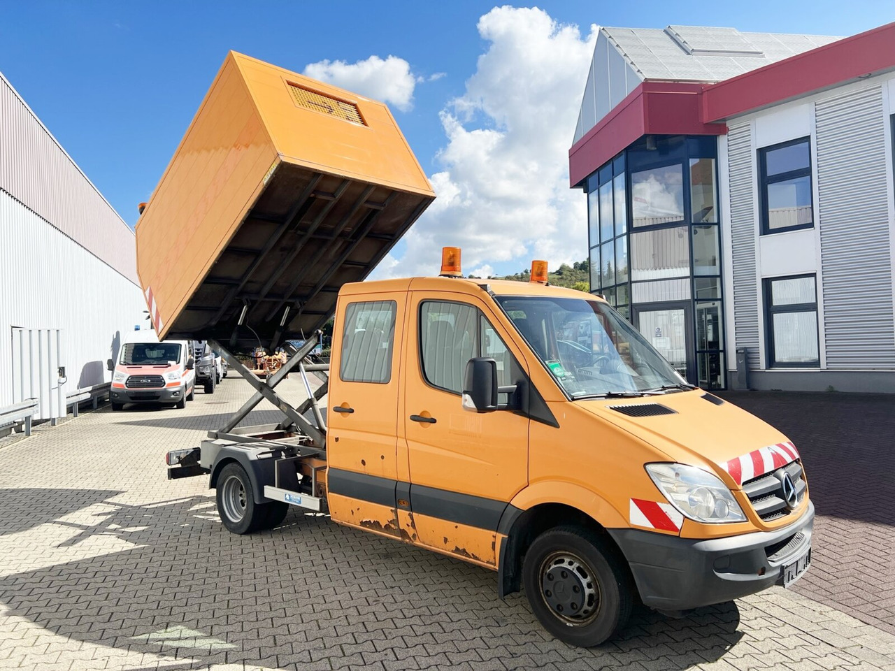 Dodávka sklápač, Dodávkа s dvojitou kabínou Mercedes-Benz Sprinter 515 CDI 4x2 Doka Sprinter 515 CDI 4x2 Doka, Alu-Kasten, Hochentleerung: obrázok 11