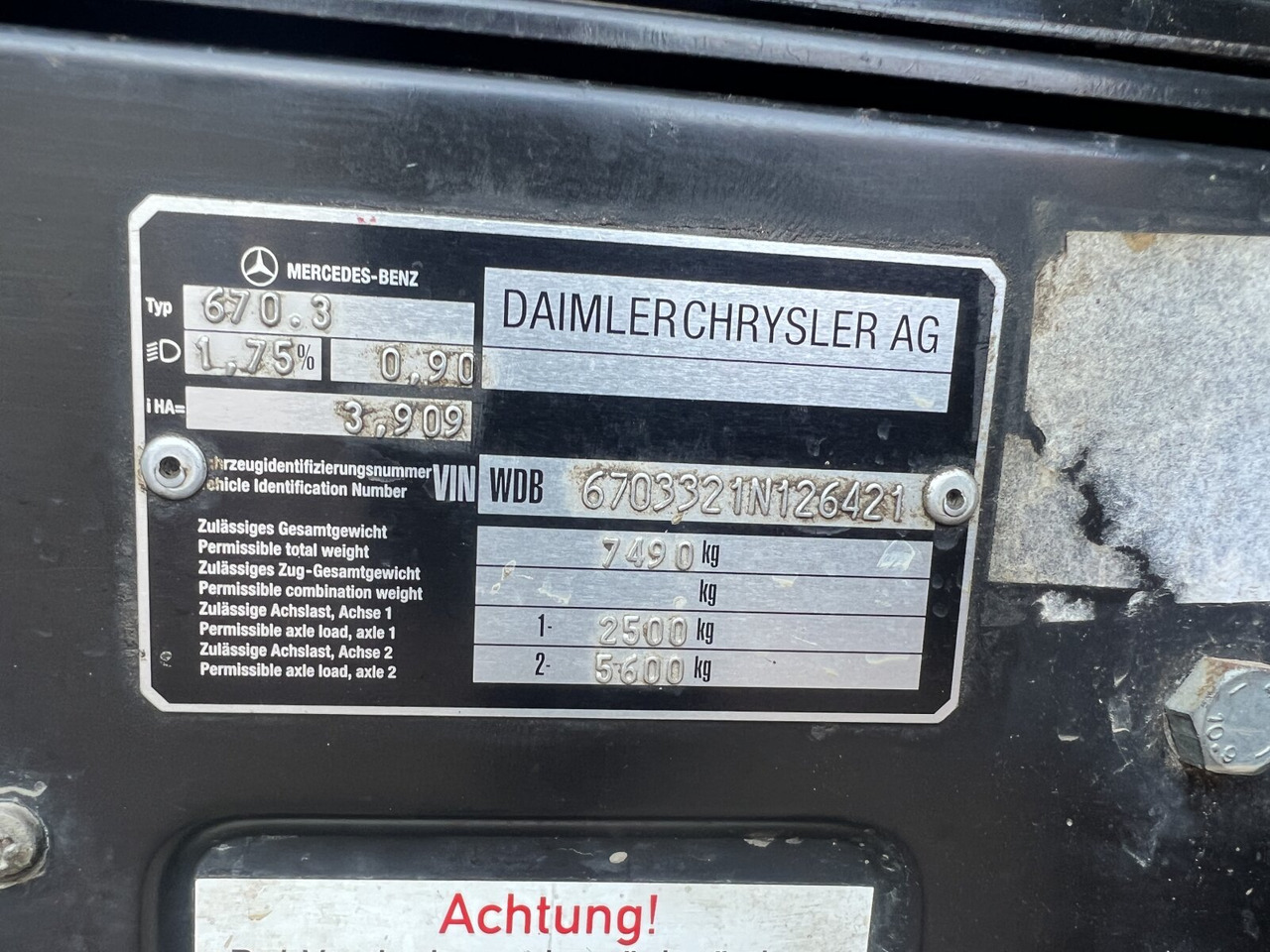 Mercedes-Benz Vario 816 D 4x2 Doka Vario 816 D 4x2 Doka, 2x AHK, Meiller Kipper - Sklápač: obrázok 5 Mercedes-Benz Vario 816 D 4x2 Doka Vario 816 D 4x2 Doka, 2x AHK, Meiller Kipper - Sklápač: obrázok 5