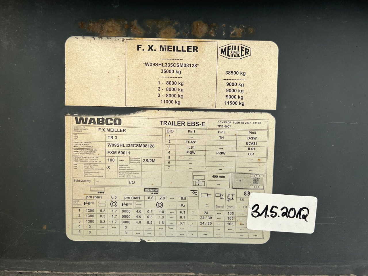 Meiller MHPS 12/27 MHPS 12/27 NOSS2, Stahlmulde ca. 26m³, Liftachse - Náves: obrázok 3 Meiller MHPS 12/27 MHPS 12/27 NOSS2, Stahlmulde ca. 26m³, Liftachse - Náves: obrázok 3