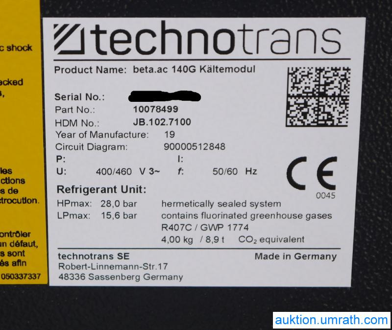 Kovoobrábací stroj Technotrans beta.ac 140G Kältemodul Kühlgerät für Heidelberger Primefire 106 Druckmaschine: obrázok 19