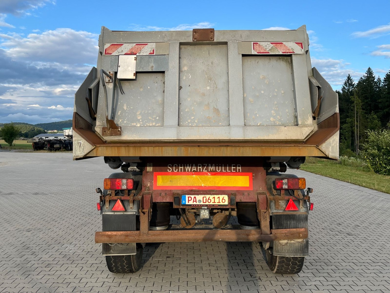 Náves sklápěcí Schwarzmüller 2 Achs Alu Kippmulde Trommelbremse: obrázok 6