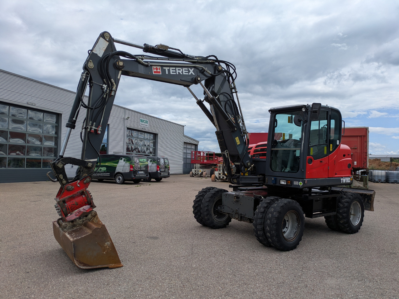 TEREX TW110 Mobilbagger Powertilt Rußpartikelfilter - Kolesové rýpadlo: obrázok 1 TEREX TW110 Mobilbagger Powertilt Rußpartikelfilter - Kolesové rýpadlo: obrázok 1