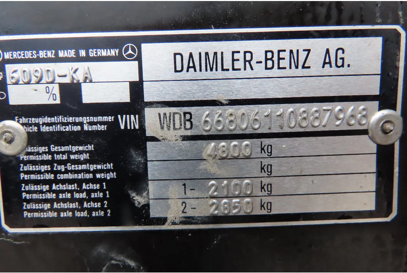 Furgon Mercedes-Benz Vario 609 (manual injection). Very clean: obrázok 10