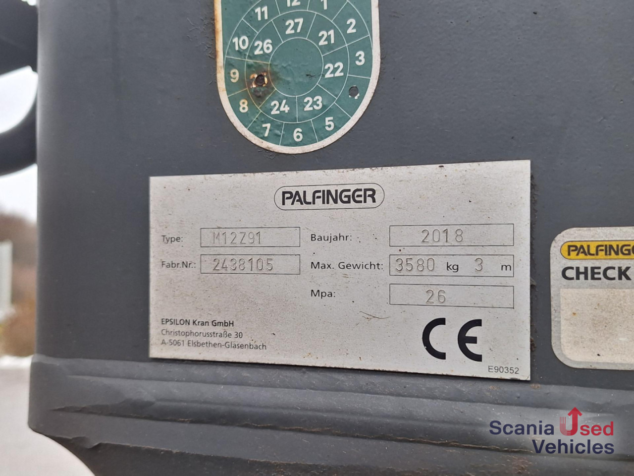 SCANIA R 580 B6x4NB+Epsilon M12 Z - Nákladné vozidlo na prepravu dreva, Auto s hydraulickou rukou: obrázok 3 SCANIA R 580 B6x4NB+Epsilon M12 Z - Nákladné vozidlo na prepravu dreva, Auto s hydraulickou rukou: obrázok 3