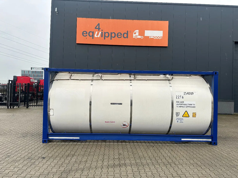 CIMC 20FT ISO, 25.060L / 1-COMP / 3 BAFFELS / T11 / 4 manholes / ADR valid until 10/2027 - Skladovacia nádrž: obrázok 2 CIMC 20FT ISO, 25.060L / 1-COMP / 3 BAFFELS / T11 / 4 manholes / ADR valid until 10/2027 - Skladovacia nádrž: obrázok 2