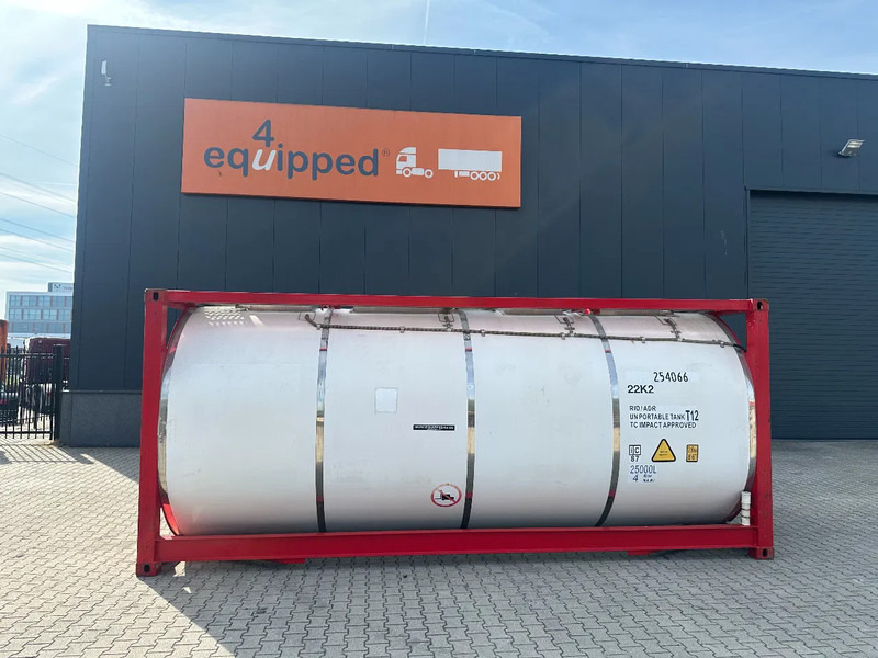 CIMC 20FT ISO, 25.060L / 1-COMP / 3 BAFFELS / T12 / 22K2 / 4 manholes / ADR valid until 12/2026 - Skladovacia nádrž: obrázok 2 CIMC 20FT ISO, 25.060L / 1-COMP / 3 BAFFELS / T12 / 22K2 / 4 manholes / ADR valid until 12/2026 - Skladovacia nádrž: obrázok 2
