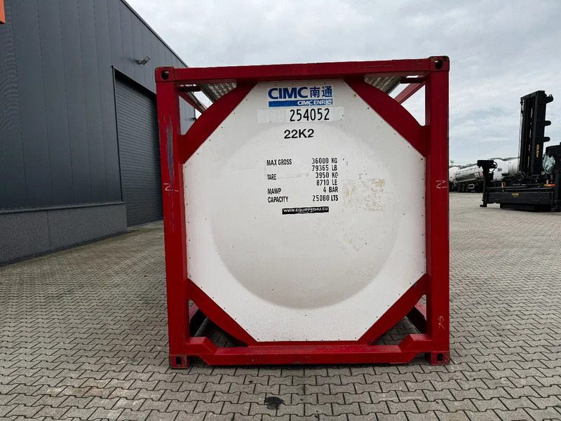CIMC 20FT ISO, 25.080L / 1-COMP / 3 BAFFELS / T12 / 4 manholes / ADR valid until 02/2027 - Skladovacia nádrž: obrázok 5 CIMC 20FT ISO, 25.080L / 1-COMP / 3 BAFFELS / T12 / 4 manholes / ADR valid until 02/2027 - Skladovacia nádrž: obrázok 5
