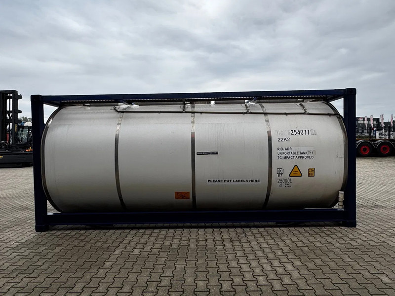 CIMC 20FT ISO, 25.090L / 1-COMP / 3 BAFFELS / T12 / 22T6 / 4 LIDS / ADR valid until 04/2027 - Skladovacia nádrž: obrázok 3 CIMC 20FT ISO, 25.090L / 1-COMP / 3 BAFFELS / T12 / 22T6 / 4 LIDS / ADR valid until 04/2027 - Skladovacia nádrž: obrázok 3