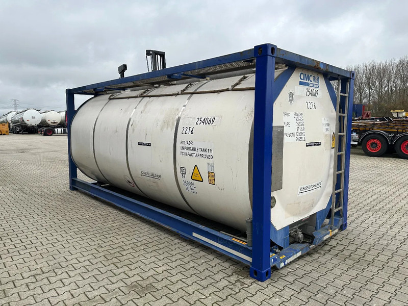 Skladovacia nádrž na prepravu chemické látky CIMC 20FT ISO, 25.090L / 1-COMP / 3 BAFFELS / T12 / 4 manholes / ADR valid until 06/2027: obrázok 8