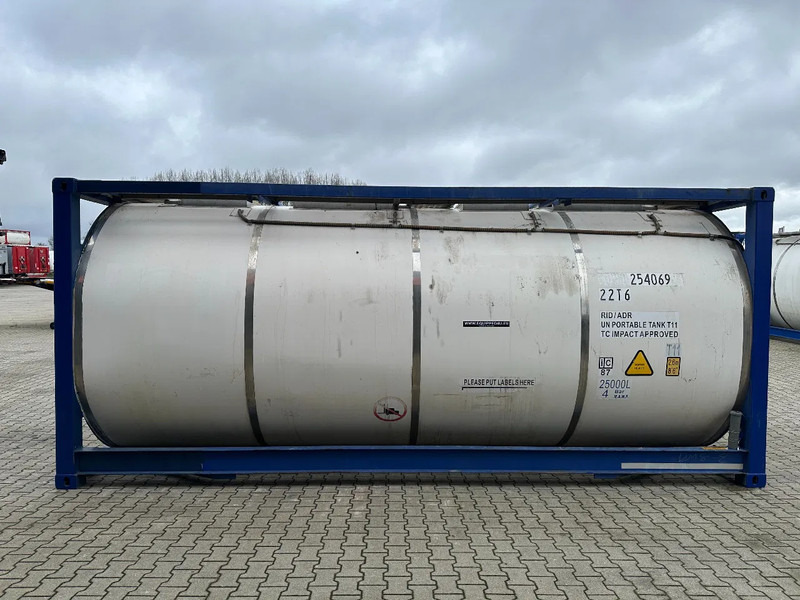 Skladovacia nádrž na prepravu chemické látky CIMC 20FT ISO, 25.090L / 1-COMP / 3 BAFFELS / T12 / 4 manholes / ADR valid until 06/2027: obrázok 7