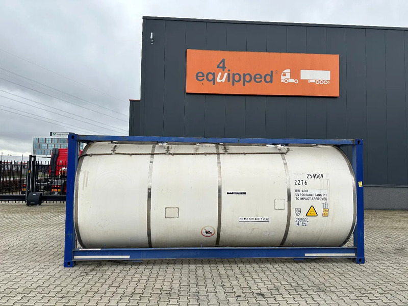 CIMC 20FT ISO, 25.090L / 1-COMP / 3 BAFFELS / T12 / 4 manholes / ADR valid until 06/2027 - Skladovacia nádrž: obrázok 3 CIMC 20FT ISO, 25.090L / 1-COMP / 3 BAFFELS / T12 / 4 manholes / ADR valid until 06/2027 - Skladovacia nádrž: obrázok 3