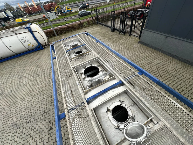 Skladovacia nádrž na prepravu chemické látky CIMC 20FT ISO, 25.090L / 1-COMP / 3 BAFFELS / T12 / 4 manholes / ADR valid until 06/2027: obrázok 10