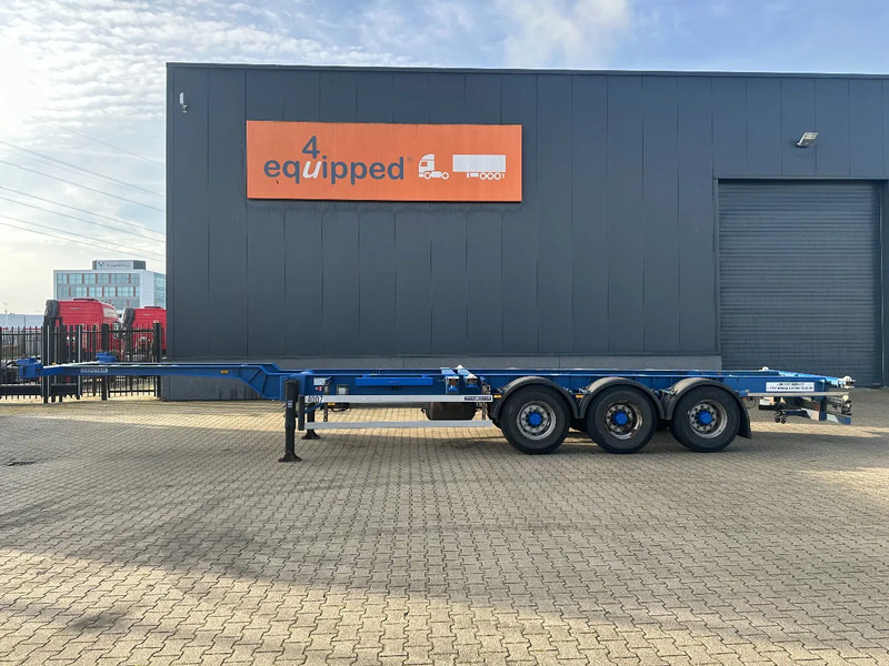 Contar 40 (45) FT-chassis / liftaxle / drumbrakes / NL-Chassis/ MOT - Náves preprava kontajnerov/ Výmenná nadstavba: obrázok 3 Contar 40 (45) FT-chassis / liftaxle / drumbrakes / NL-Chassis/ MOT - Náves preprava kontajnerov/ Výmenná nadstavba: obrázok 3