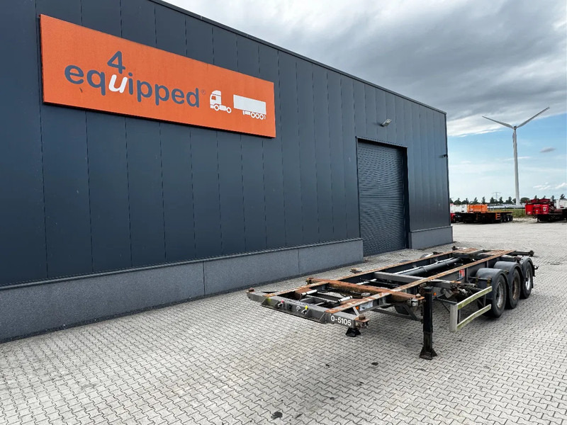 DESOT nice 20FT/30FT ADR-Chassis for SMALL PRICE, liftaxle, 5 twistlocks arms - Náves preprava kontajnerov/ Výmenná nadstavba: obrázok 1 DESOT nice 20FT/30FT ADR-Chassis for SMALL PRICE, liftaxle, 5 twistlocks arms - Náves preprava kontajnerov/ Výmenná nadstavba: obrázok 1