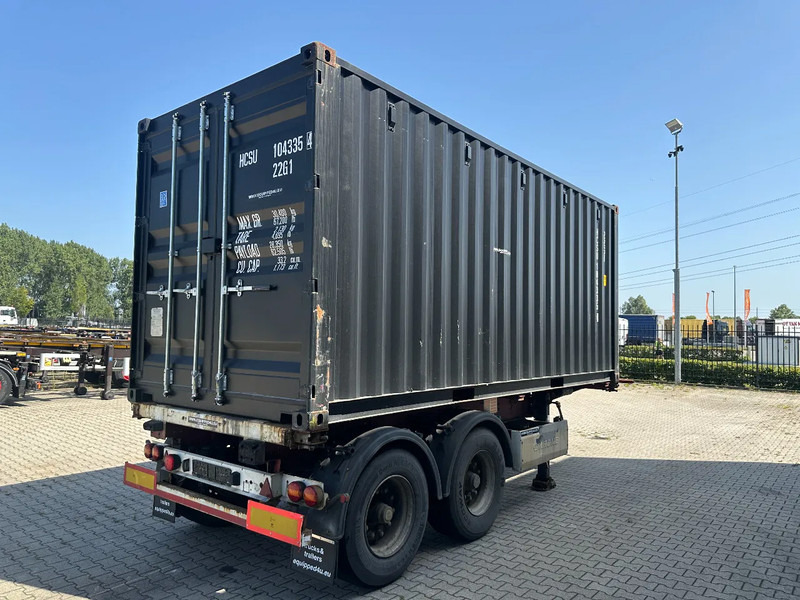 Krone 2-axle 20FT chassis + 20FT DV 8'6" container ONE-WAY - Náves preprava kontajnerov/ Výmenná nadstavba: obrázok 4 Krone 2-axle 20FT chassis + 20FT DV 8'6" container ONE-WAY - Náves preprava kontajnerov/ Výmenná nadstavba: obrázok 4