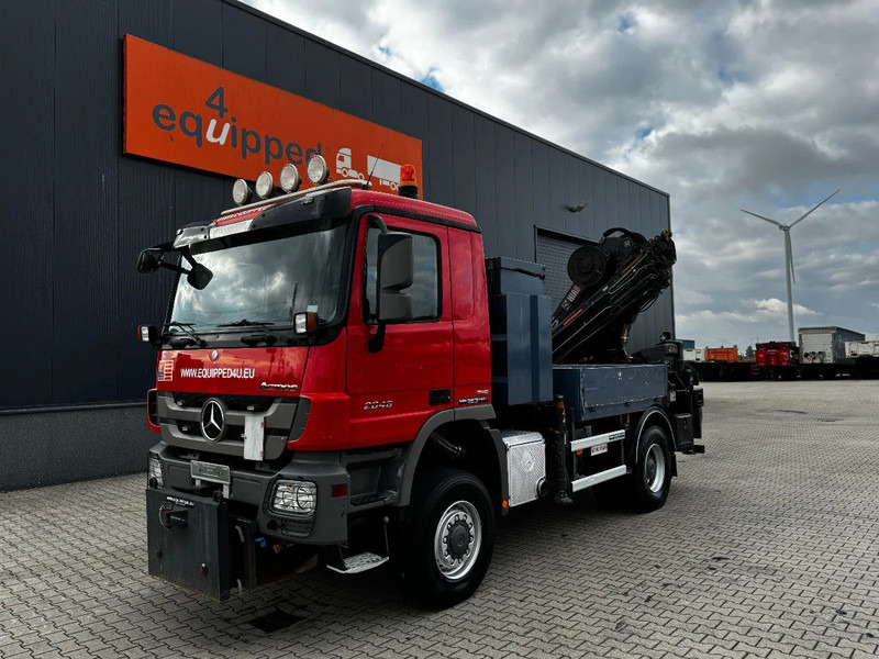 Mercedes-Benz Actros 2046 4x4 / FULL SPRING / HIAB 288 EP 5 HIPRO Crane / EURO-5 - Auto s hydraulickou rukou: obrázok 3 Mercedes-Benz Actros 2046 4x4 / FULL SPRING / HIAB 288 EP 5 HIPRO Crane / EURO-5 - Auto s hydraulickou rukou: obrázok 3
