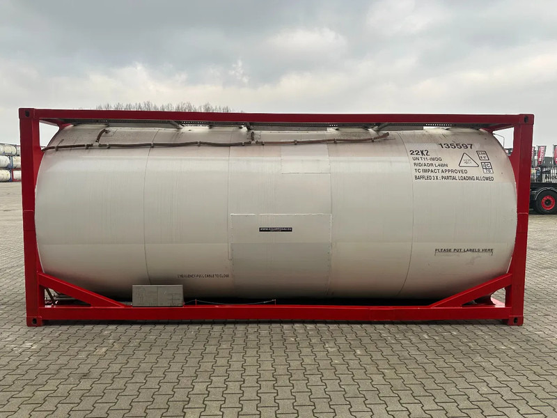 SINGAMAS 20FT ISO, 26.000L/1-COMP/3 BAFFELS/3 manholes, 5Y: 08-2027, L4BN, T11 - Cisternový kontajner: obrázok 3 SINGAMAS 20FT ISO, 26.000L/1-COMP/3 BAFFELS/3 manholes, 5Y: 08-2027, L4BN, T11 - Cisternový kontajner: obrázok 3