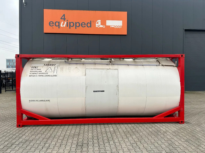 SINGAMAS 20FT ISO, 26.000L/1-COMP/3 BAFFELS/3 manholes, 5Y: 08-2027, L4BN, T11 - Cisternový kontajner: obrázok 2 SINGAMAS 20FT ISO, 26.000L/1-COMP/3 BAFFELS/3 manholes, 5Y: 08-2027, L4BN, T11 - Cisternový kontajner: obrázok 2