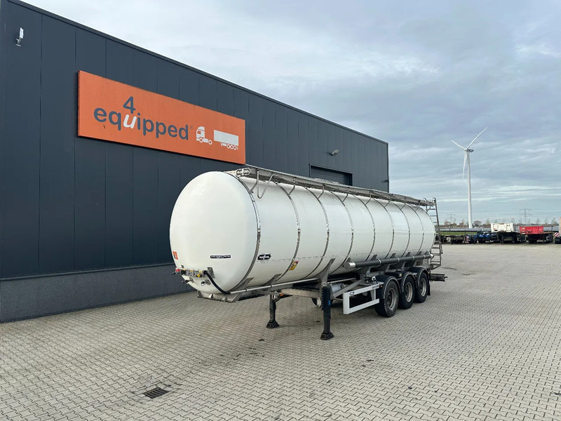 Van Hool FOOD / 39.000L / 3-COMP / INOX / NL-trailer / APK: 04/2026 - Cisternový náves: obrázok 1 Van Hool FOOD / 39.000L / 3-COMP / INOX / NL-trailer / APK: 04/2026 - Cisternový náves: obrázok 1