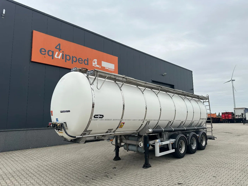 Van Hool FOOD / RVS chassis / empty weight: 5.860kg / 29.500L / 1-comp.+ 1 baffel / discbrakes / NL / APK: 05/2026 - Cisternový náves: obrázok 1 Van Hool FOOD / RVS chassis / empty weight: 5.860kg / 29.500L / 1-comp.+ 1 baffel / discbrakes / NL / APK: 05/2026 - Cisternový náves: obrázok 1