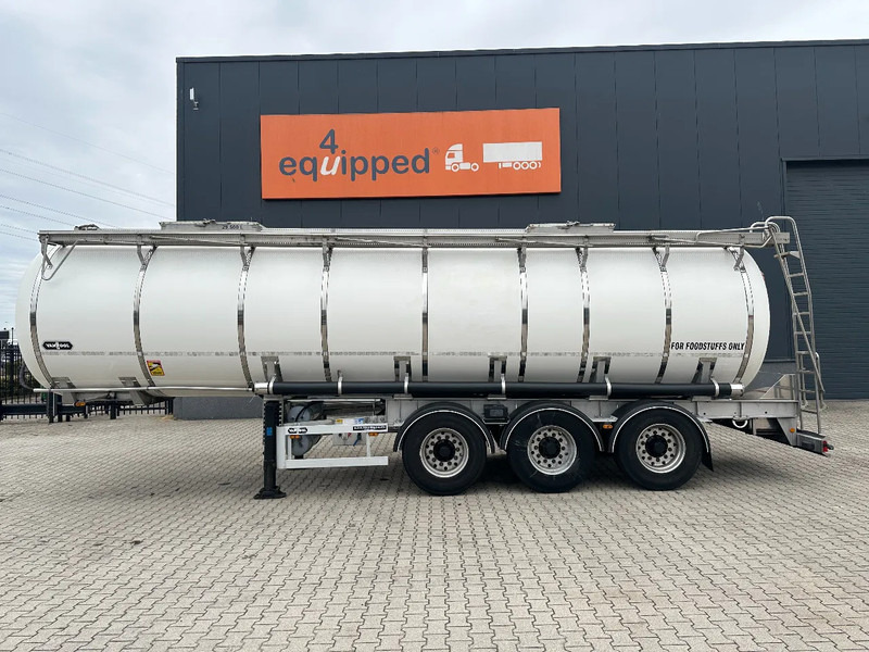 Van Hool FOOD / RVS chassis / empty weight: 5.860kg / 29.500L / 1-comp.+ 1 baffel / discbrakes / NL / APK: 05/2026 - Cisternový náves: obrázok 2 Van Hool FOOD / RVS chassis / empty weight: 5.860kg / 29.500L / 1-comp.+ 1 baffel / discbrakes / NL / APK: 05/2026 - Cisternový náves: obrázok 2