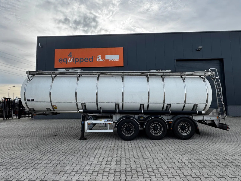 Van Hool LEBENSMITTEL / RVS Rahmen / Leergewicht: 5.860kg / 29.500L / 1-Kammer+ 1 Schwallwand / Scheibebremse / NL / APK 02-2026 - Cisternový náves: obrázok 2 Van Hool LEBENSMITTEL / RVS Rahmen / Leergewicht: 5.860kg / 29.500L / 1-Kammer+ 1 Schwallwand / Scheibebremse / NL / APK 02-2026 - Cisternový náves: obrázok 2
