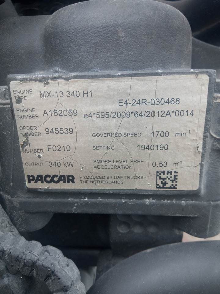 Daf XF106 - Motor: obrázok 5 Daf XF106 - Motor: obrázok 5