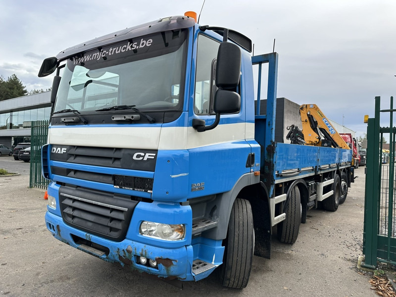 DAF CF 85.360 8x2 PLATFORM 7m35 + CRANE EFFER 165-3S + RADIO - MANUAL GEARBOX ZF - EURO 5 - BE TRUCK - Auto s hydraulickou rukou: obrázok 4 DAF CF 85.360 8x2 PLATFORM 7m35 + CRANE EFFER 165-3S + RADIO - MANUAL GEARBOX ZF - EURO 5 - BE TRUCK - Auto s hydraulickou rukou: obrázok 4