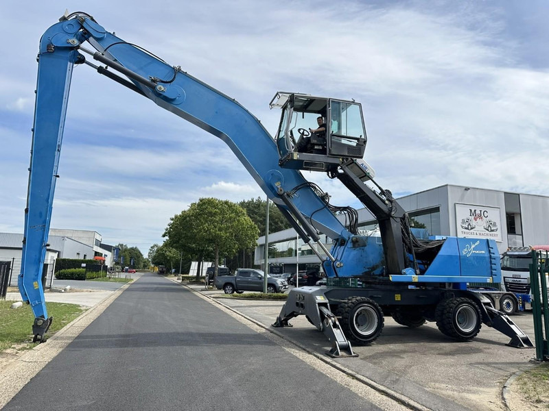 Fuchs TEREX MHL 360 OVERSLAGKRAAN / MATERIAL HANDLER / UMSCHLAGBAGGER - TOP ZUSTAND - Kolesové rýpadlo: obrázok 4 Fuchs TEREX MHL 360 OVERSLAGKRAAN / MATERIAL HANDLER / UMSCHLAGBAGGER - TOP ZUSTAND - Kolesové rýpadlo: obrázok 4