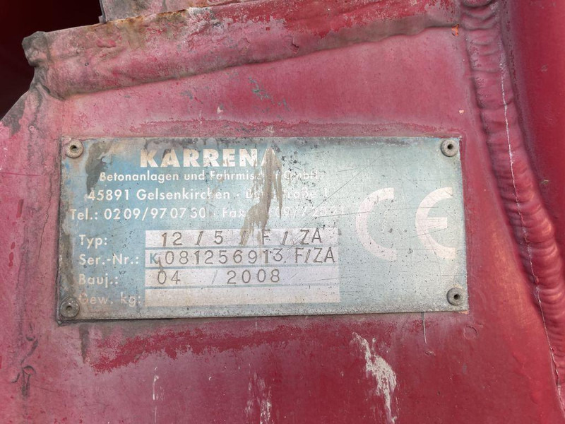 Náves s domiešavačom Hoenkhaus 12m3 CONCRETE MIXER 2 Axles SAF - AIR SUSP. - DRUM BRAKES - BE TRAILER: obrázok 17