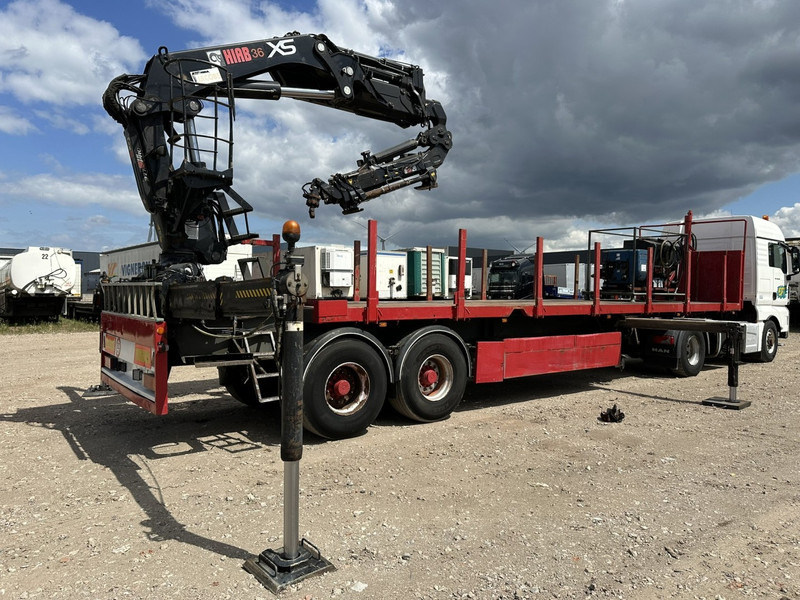 Kwb 2-AXLES PLATFORM + CRANE + HIAB 377 E-4 HIPRO + JIB 100X-3 + RADIO + ROTATOR - SAF axles - AIR SUSPENISION - BELGIAN REG. - Plošinový/ Valníkový náves: obrázok 2 Kwb 2-AXLES PLATFORM + CRANE + HIAB 377 E-4 HIPRO + JIB 100X-3 + RADIO + ROTATOR - SAF axles - AIR SUSPENISION - BELGIAN REG. - Plošinový/ Valníkový náves: obrázok 2