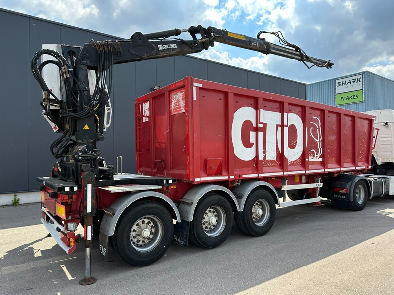 LAG 3-AXLES ALU BOX + CRANE JONSORED 1090 DT-CORTO + CABIN - 2x EXTENDABLE - 5/6 F - BELGIAN PAPERS - Plošinový/ Valníkový náves: obrázok 2 LAG 3-AXLES ALU BOX + CRANE JONSORED 1090 DT-CORTO + CABIN - 2x EXTENDABLE - 5/6 F - BELGIAN PAPERS - Plošinový/ Valníkový náves: obrázok 2