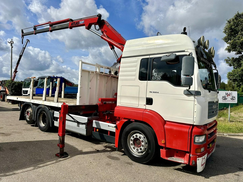 MAN TG 360 A 6x2 + CRANE ATLAS 100.1 A3 - PLATFORM 5m80 - E3 - LIFT-AXLE - FULL AIR SUSPENSION - ZF AS TRONIC - BE TRUCK - Auto s hydraulickou rukou: obrázok 1 MAN TG 360 A 6x2 + CRANE ATLAS 100.1 A3 - PLATFORM 5m80 - E3 - LIFT-AXLE - FULL AIR SUSPENSION - ZF AS TRONIC - BE TRUCK - Auto s hydraulickou rukou: obrázok 1