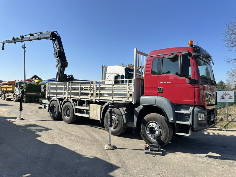MAN TGS 35.420 8x4 + CRANE HIAB X-HIPRO 302 EP-5 - 192.000km - ROTATOR - 5/6 F - PLATFORM 6m55 - AIR SUSPENSION - TUV 06/2025 - TOP CONDITION - Valníkový/ Plošinový nákladný automobil, Auto s hydraulickou rukou: obrázok 2 MAN TGS 35.420 8x4 + CRANE HIAB X-HIPRO 302 EP-5 - 192.000km - ROTATOR - 5/6 F - PLATFORM 6m55 - AIR SUSPENSION - TUV 06/2025 - TOP CONDITION - Valníkový/ Plošinový nákladný automobil, Auto s hydraulickou rukou: obrázok 2
