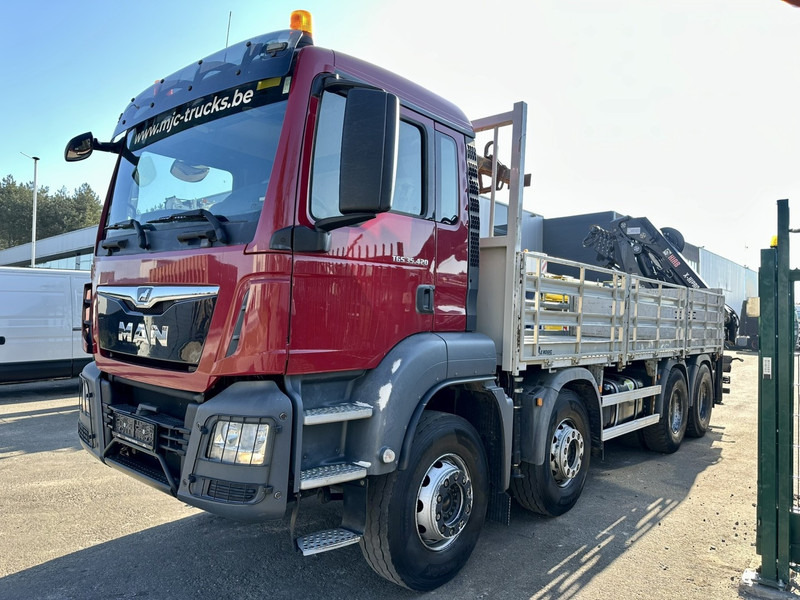 MAN TGS 35.420 8x4 + CRANE HIAB X-HIPRO 302 EP-5 - 192.000km - ROTATOR - 5/6 F - PLATFORM 6m55 - AIR SUSPENSION - TUV 06/2025 - TOP CONDITION - Valníkový/ Plošinový nákladný automobil, Auto s hydraulickou rukou: obrázok 3 MAN TGS 35.420 8x4 + CRANE HIAB X-HIPRO 302 EP-5 - 192.000km - ROTATOR - 5/6 F - PLATFORM 6m55 - AIR SUSPENSION - TUV 06/2025 - TOP CONDITION - Valníkový/ Plošinový nákladný automobil, Auto s hydraulickou rukou: obrázok 3