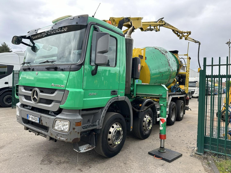 Mercedes-Benz ACTROS 3241 8x4 PUMI PM M 21-3 (21m) Putzmeister - *238.000km* / 1586H - EPS - BLADVERING / NAAFREDUCTIE - Autočerpadlo: obrázok 4 Mercedes-Benz ACTROS 3241 8x4 PUMI PM M 21-3 (21m) Putzmeister - *238.000km* / 1586H - EPS - BLADVERING / NAAFREDUCTIE - Autočerpadlo: obrázok 4