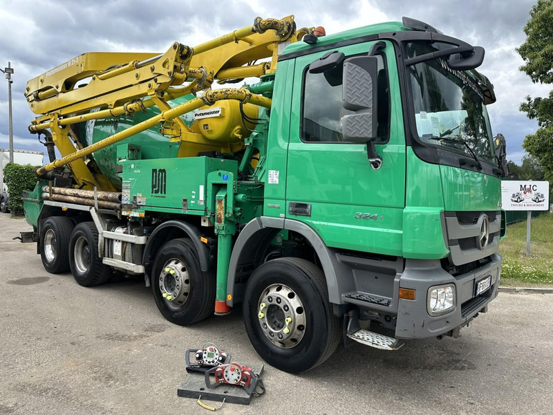 Mercedes-Benz ACTROS 3241 8x4 PUMI PM M 21-3 (21m) Putzmeister - *238.000km* / 1586H - EPS - BLADVERING / NAAFREDUCTIE - Domiešavač: obrázok 1 Mercedes-Benz ACTROS 3241 8x4 PUMI PM M 21-3 (21m) Putzmeister - *238.000km* / 1586H - EPS - BLADVERING / NAAFREDUCTIE - Domiešavač: obrázok 1