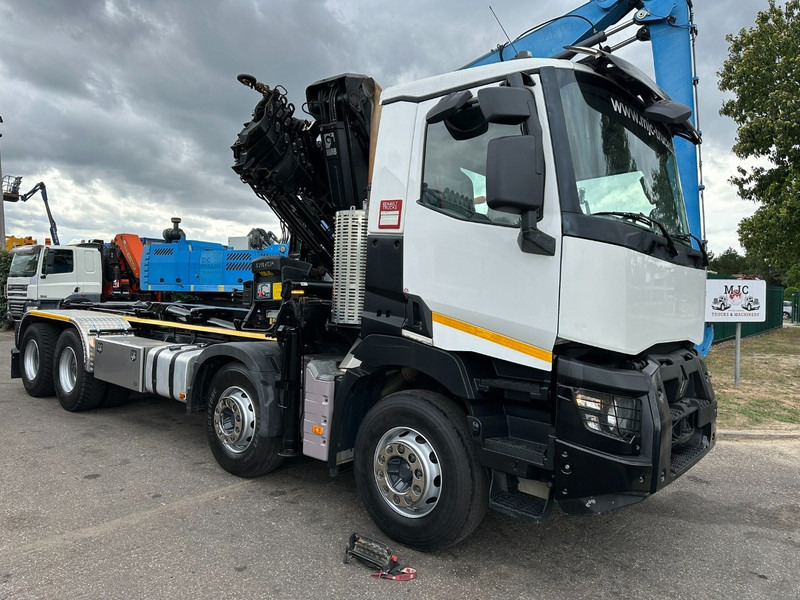 Renault C460 8x4 HOOKLIFT + (19m!) CRANE HIAB 288 E-6 HIDUO - RADIO - 5/6 F - STEEL SPRING / HUB REDUCTION - BE TRUCK - Hákový nosič kontajnerov, Auto s hydraulickou rukou: obrázok 2 Renault C460 8x4 HOOKLIFT + (19m!) CRANE HIAB 288 E-6 HIDUO - RADIO - 5/6 F - STEEL SPRING / HUB REDUCTION - BE TRUCK - Hákový nosič kontajnerov, Auto s hydraulickou rukou: obrázok 2