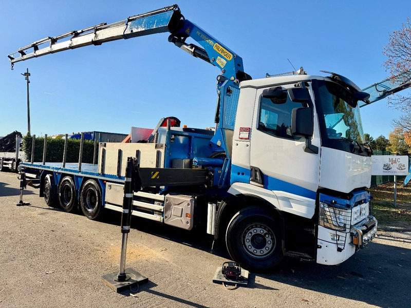Renault C480 8x4 Pritsche + Kran (20m!) PALFINGER PK33002-EH E (6x) - PLATFORM 8m25 - LIFT/STEERING - GOOD TIRES - BE TRUCK - Valníkový/ Plošinový nákladný automobil, Auto s hydraulickou rukou: obrázok 2 Renault C480 8x4 Pritsche + Kran (20m!) PALFINGER PK33002-EH E (6x) - PLATFORM 8m25 - LIFT/STEERING - GOOD TIRES - BE TRUCK - Valníkový/ Plošinový nákladný automobil, Auto s hydraulickou rukou: obrázok 2