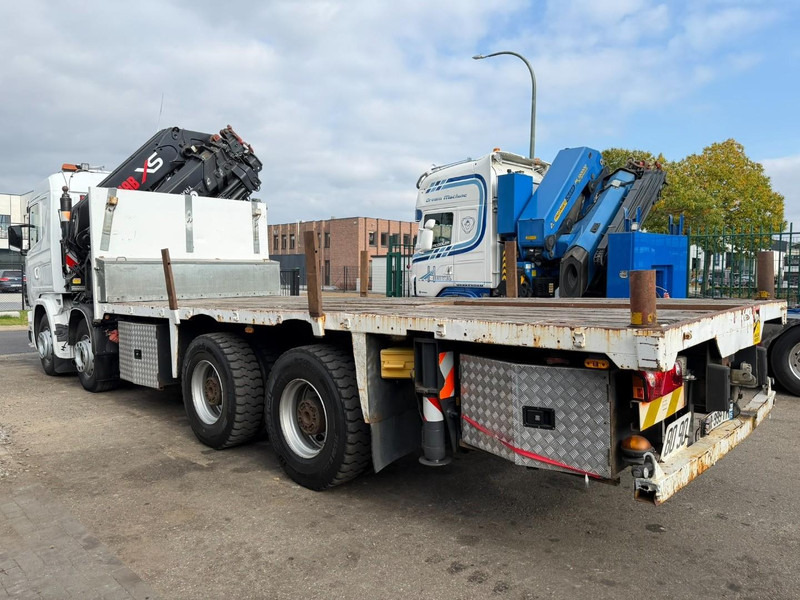 Scania 114C-380 8x4 PRITSCHE + KRAN HIAB 700 E-5 - PLATFORM 6m80 + TWISTLOCKS - MANUAL - RETARDER - STEEL SPRING / BIG AXLE HUB REDUCTION  - AP ACHSEN - Valníkový/ Plošinový nákladný automobil, Auto s hydraulickou rukou: obrázok 5 Scania 114C-380 8x4 PRITSCHE + KRAN HIAB 700 E-5 - PLATFORM 6m80 + TWISTLOCKS - MANUAL - RETARDER - STEEL SPRING / BIG AXLE HUB REDUCTION  - AP ACHSEN - Valníkový/ Plošinový nákladný automobil, Auto s hydraulickou rukou: obrázok 5