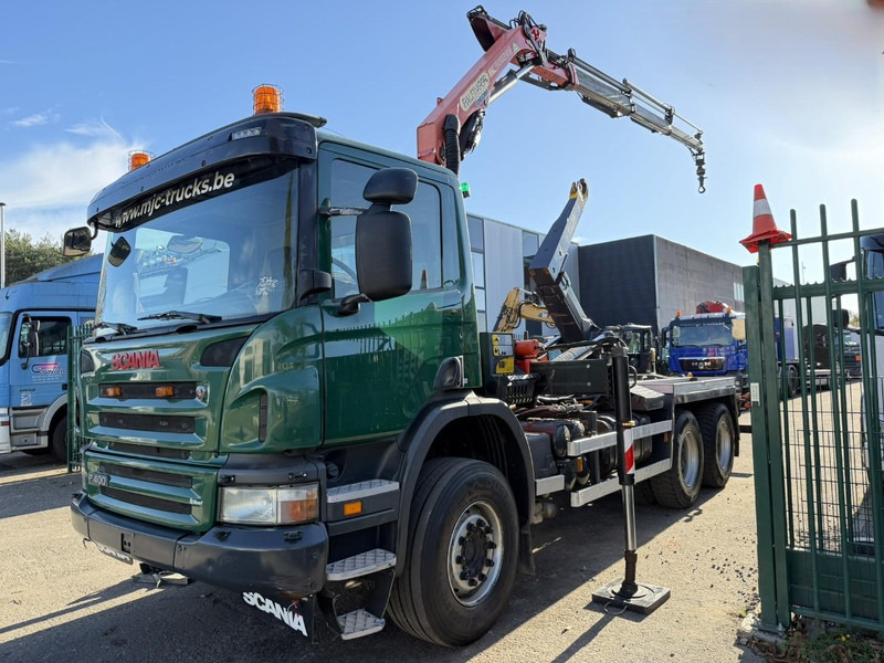 Scania P400 6x4 HOOKLIFT + CRANE PALFINGER PK9001 EH - RETARDER - 5/6F + ROTATOR + RADIO - WB 3m90 - EURO 5 - HUB REDUCTION / SPRING - BE TRUCK - Hákový nosič kontajnerov, Auto s hydraulickou rukou: obrázok 4 Scania P400 6x4 HOOKLIFT + CRANE PALFINGER PK9001 EH - RETARDER - 5/6F + ROTATOR + RADIO - WB 3m90 - EURO 5 - HUB REDUCTION / SPRING - BE TRUCK - Hákový nosič kontajnerov, Auto s hydraulickou rukou: obrázok 4