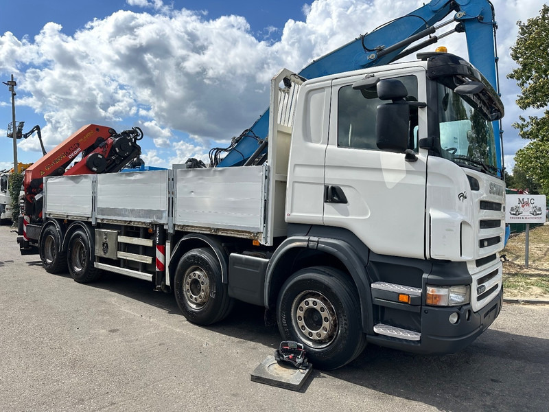 Scania R420 8x4 + CRANE PALFINGER PK44002 F (7x) + Rotator - 6m50 platform - Manual - - Valníkový/ Plošinový nákladný automobil, Auto s hydraulickou rukou: obrázok 1 Scania R420 8x4 + CRANE PALFINGER PK44002 F (7x) + Rotator - 6m50 platform - Manual - - Valníkový/ Plošinový nákladný automobil, Auto s hydraulickou rukou: obrázok 1