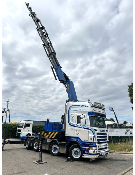 Scania R500 8x2 + CRANE 100Tm! PALFINGER PK100002 G 8x + 1 ME - RETARDER - ALCOA DURA BRIGHT - LIFT + STEERING - 5/6 HYDR F - TÜV 05/2026 - TOP CONDITION - Auto s hydraulickou rukou: obrázok 5 Scania R500 8x2 + CRANE 100Tm! PALFINGER PK100002 G 8x + 1 ME - RETARDER - ALCOA DURA BRIGHT - LIFT + STEERING - 5/6 HYDR F - TÜV 05/2026 - TOP CONDITION - Auto s hydraulickou rukou: obrázok 5