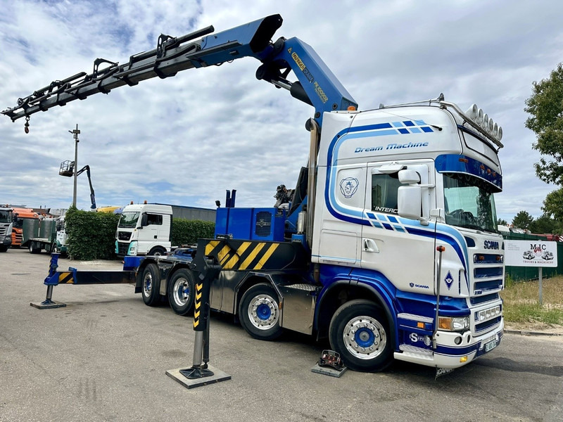 Scania R500 8x2 + CRANE 100Tm! PALFINGER PK100002 G 8x + 1 ME - RETARDER - ALCOA DURA BRIGHT - LIFT + STEERING - 5/6 HYDR F - TÜV 05/2026 - TOP CONDITION - Auto s hydraulickou rukou: obrázok 1 Scania R500 8x2 + CRANE 100Tm! PALFINGER PK100002 G 8x + 1 ME - RETARDER - ALCOA DURA BRIGHT - LIFT + STEERING - 5/6 HYDR F - TÜV 05/2026 - TOP CONDITION - Auto s hydraulickou rukou: obrázok 1