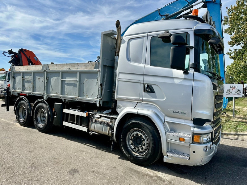 Scania R520 6x4 TIPPER + CRANE PALFINGER PK 15002 A - TRACTOR UNIT - RETARDER - *FULL AIR* - EUR 6 - BE TRUCK - Sklápač, Auto s hydraulickou rukou: obrázok 2 Scania R520 6x4 TIPPER + CRANE PALFINGER PK 15002 A - TRACTOR UNIT - RETARDER - *FULL AIR* - EUR 6 - BE TRUCK - Sklápač, Auto s hydraulickou rukou: obrázok 2