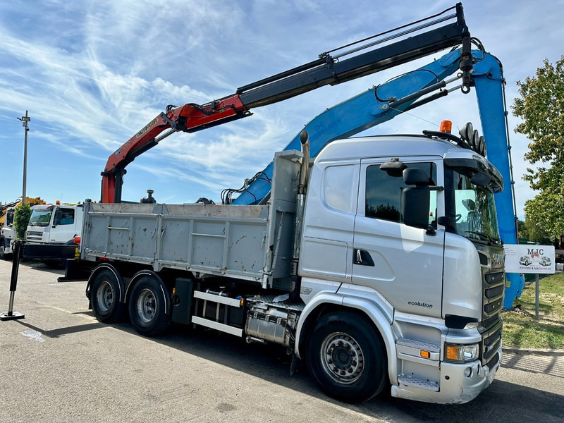 Scania R520 6x4 TIPPER + CRANE PALFINGER PK 15002 A - TRACTOR UNIT - RETARDER - *FULL AIR* - EUR 6 - BE TRUCK - Sklápač, Auto s hydraulickou rukou: obrázok 4 Scania R520 6x4 TIPPER + CRANE PALFINGER PK 15002 A - TRACTOR UNIT - RETARDER - *FULL AIR* - EUR 6 - BE TRUCK - Sklápač, Auto s hydraulickou rukou: obrázok 4
