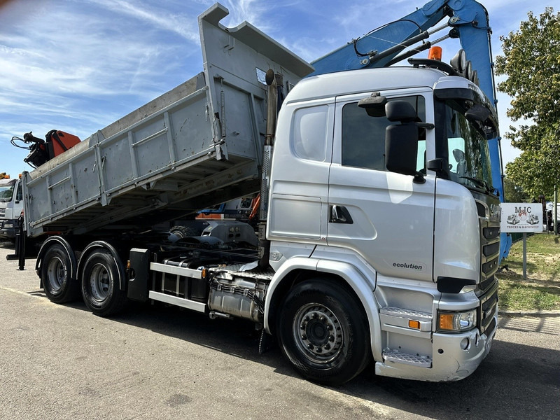 Scania R520 6x4 TIPPER + CRANE PALFINGER PK 15002 A - TRACTOR UNIT - RETARDER - *FULL AIR* - EUR 6 - BE TRUCK - Sklápač, Auto s hydraulickou rukou: obrázok 3 Scania R520 6x4 TIPPER + CRANE PALFINGER PK 15002 A - TRACTOR UNIT - RETARDER - *FULL AIR* - EUR 6 - BE TRUCK - Sklápač, Auto s hydraulickou rukou: obrázok 3