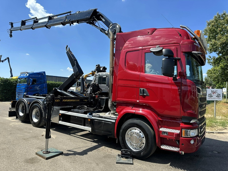 Scania R580 6X2 V8 HOOKLIFT + CRANE HIAB 211 E-4 HIPRO - ROTATOR - RETARDER - ALCOA ALU - RADIO - NL TRUCK - Hákový nosič kontajnerov, Auto s hydraulickou rukou: obrázok 1 Scania R580 6X2 V8 HOOKLIFT + CRANE HIAB 211 E-4 HIPRO - ROTATOR - RETARDER - ALCOA ALU - RADIO - NL TRUCK - Hákový nosič kontajnerov, Auto s hydraulickou rukou: obrázok 1