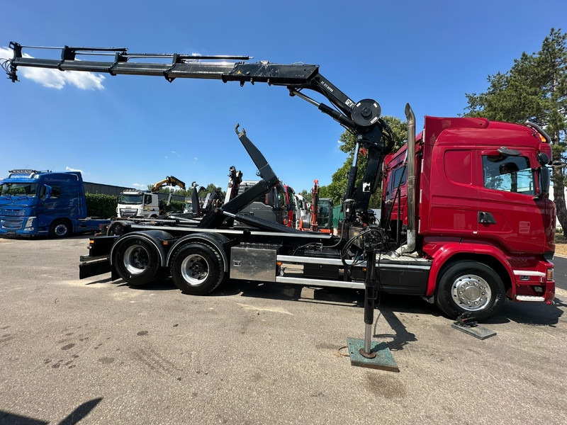 Scania R580 6X2 V8 HOOKLIFT + CRANE HIAB 211 E-4 HIPRO - ROTATOR - RETARDER - ALCOA ALU - RADIO - NL TRUCK - Hákový nosič kontajnerov, Auto s hydraulickou rukou: obrázok 4 Scania R580 6X2 V8 HOOKLIFT + CRANE HIAB 211 E-4 HIPRO - ROTATOR - RETARDER - ALCOA ALU - RADIO - NL TRUCK - Hákový nosič kontajnerov, Auto s hydraulickou rukou: obrázok 4